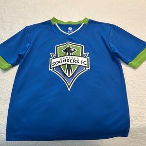 Kids Blue Soccer Shirt